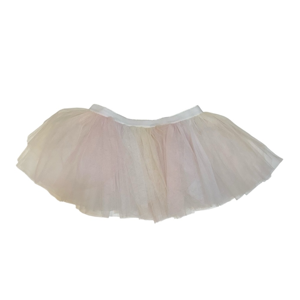 Capezio Girls Ballet Tutu, Pale Pink/Ivory, Size Large